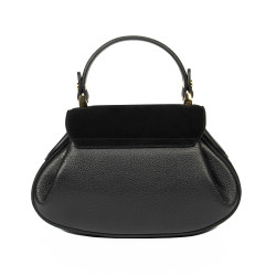 Damentasche Handtasche 042g Bufo Schwarz+Biz Schwarz