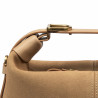 Handtasche Damen 037g Wildleder Nude