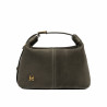 Damengeldbörse Handtasche 037g Wildleder Oliv