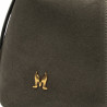 Damengeldbörse Handtasche 037g Wildleder Oliv