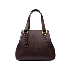 Damentasche Schultertasche 004g black cherry
