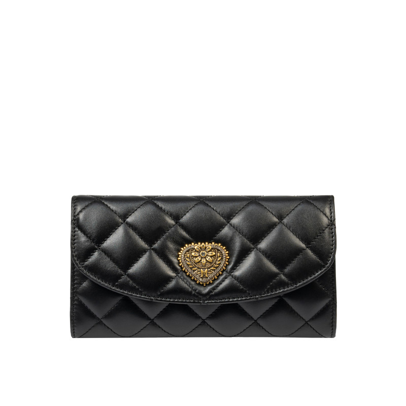 Damenschultertasche 048g Napa Schwarz