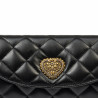 Damenschultertasche 048g Napa Schwarz