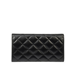 Damenschultertasche 048g Napa Schwarz