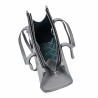 Damenhandtasche zum Umhängen 047g 01 frostgrau
