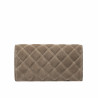 Damen-Umhängetasche 048g Wildleder Sandstein