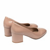 Elegante Damenschuhe 1356 Lack Beige
