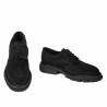 Herren-Casual-Schuhe 989 schwarz Velours 01