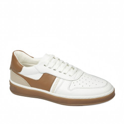 Freizeitschuhe/Sportschuhe Herren 983 weiß kombiniert