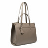 Damentasche Schultertasche 047g Taupe Caviar