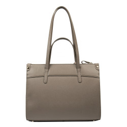 Damentasche Schultertasche 047g Taupe Caviar