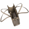 Damentasche Schultertasche 047g Taupe Caviar