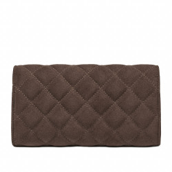 Damentasche Schultertasche 048g Wildleder Schokolade