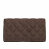 Damentasche Schultertasche 048g Wildleder Schokolade