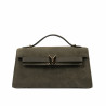 Damentasche Schultertasche 041g Wildleder Olive