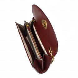 Damen-Umhängetasche 048g burgundy