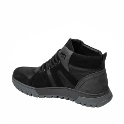 Herrenstiefel 4153 schwarz+grau bufo