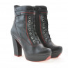 Damenstiefel 3261 schwarz+rot