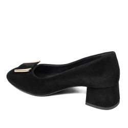 Elegante Damenschuhe 1321 schwarz Velours
