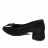 Elegante Damenschuhe 1321 schwarz Velours
