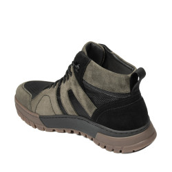 Herrenstiefel 4153 Bufo Khaki+Schwarz