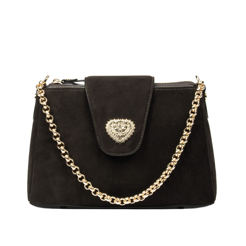 Damentasche zum Umhängen 051g Espresso Camoscio