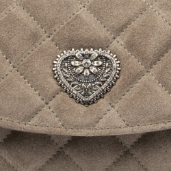 Damentasche Schultertasche 048g 01 Wildleder Sandstein