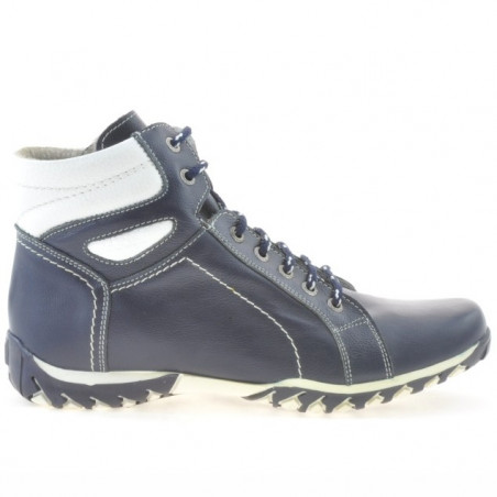 Herrenstiefel 460 indigo+weiß