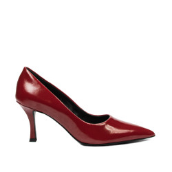 Damen elegante Schuhe 1359 Lack rot