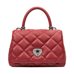 Damentasche Schultertasche 049g 01 rot Saffiano