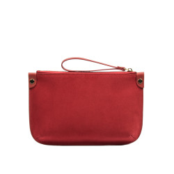 Damentasche Handtasche 211g Wildleder Rot