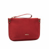 Damentasche Handtasche 211g Wildleder Rot