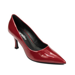 Damen elegante Schuhe 1359 Lack rot