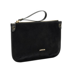 Damen-Handtasche 211g Wildleder Schwarz