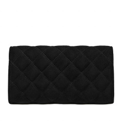 Damentasche aus Wildleder 048g schwarz