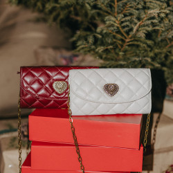 Damentasche zum Umhängen 048g Panna Saffiano lifestyle