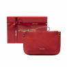 Damentasche Handtasche 211g 01 Wildleder rot