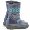 Kinderstiefel 23c Lack Indigo+Blau