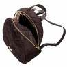 Damenrucksack 307g Wildleder Kaffee