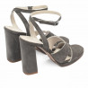 Damensandalen 1347 Sand Velours