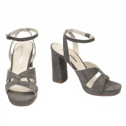 Damensandalen 1347 Sand Velours