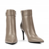 Stiefeletten mit Absatz Damen 1400 Cappuccino