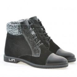 Damenstiefel 3281 schwarz kombiniert