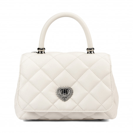 Damentasche Schultertasche 049g 01 panna safiano