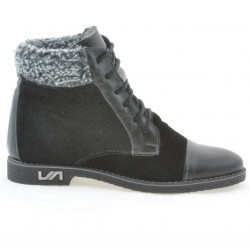 Damenstiefel 3281 schwarz kombiniert