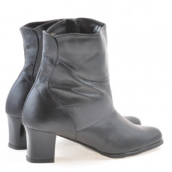 Damenstiefel 1122 schwarz+grau