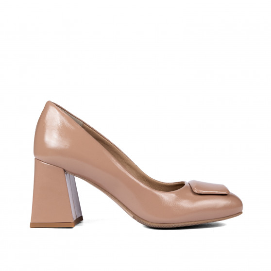 Elegante Damenschuhe 1324 Lack Beige