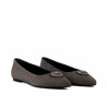 Damen-Ballerinas 1362 Sand Velours