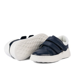 Damen-Sneaker 6008-1sc Indigo+Weiß