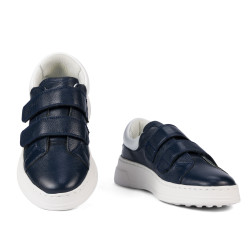 Damen-Sneaker 6008-1sc Indigo+Weiß
